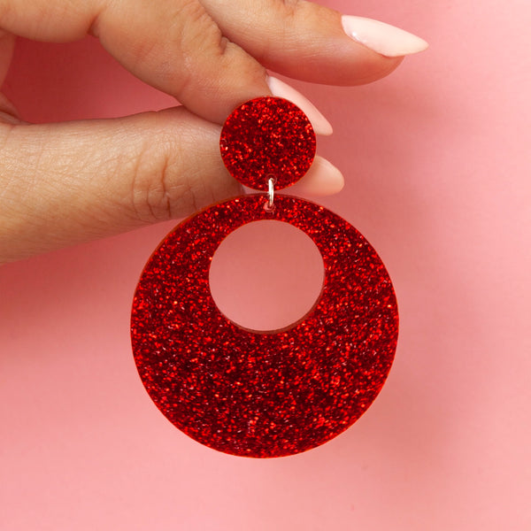 ECLIPSE Earrings - GLITTER COLORS