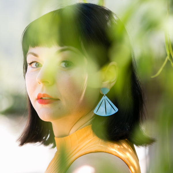 Fan Earrings