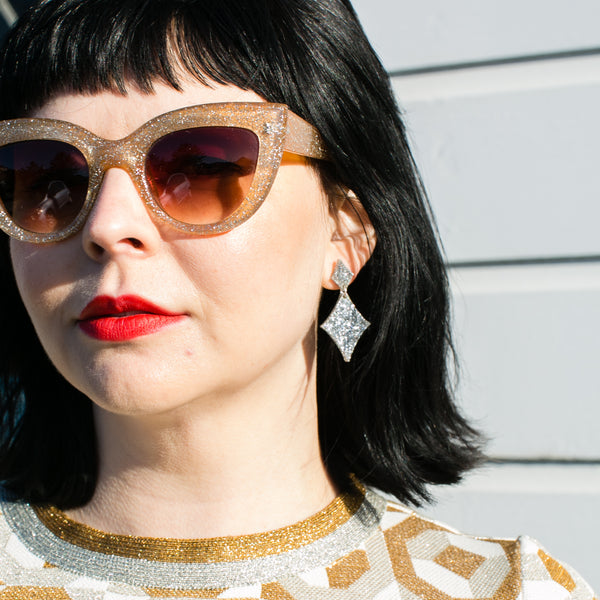 STARDUST Earrings - GLITTER COLORS