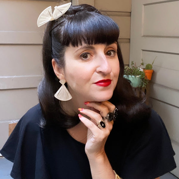 Fan and Parasol Hairsticks/ Cocktail Swizzles