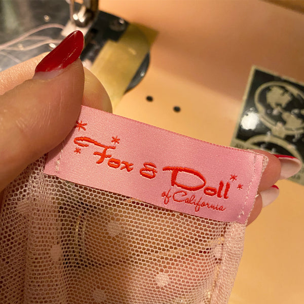 Pink Dot Hair Scarf