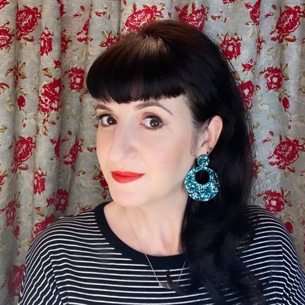 ECLIPSE Earrings - CHUNKY GLITTER COLORS