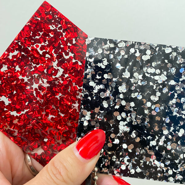 STARDUST Earrings - CHUNKY GLITTER COLORS