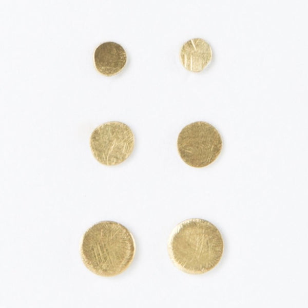Dot Stud Earrings - 3 sizes available