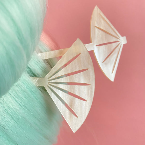 Fan and Parasol Hairsticks/ Cocktail Swizzles