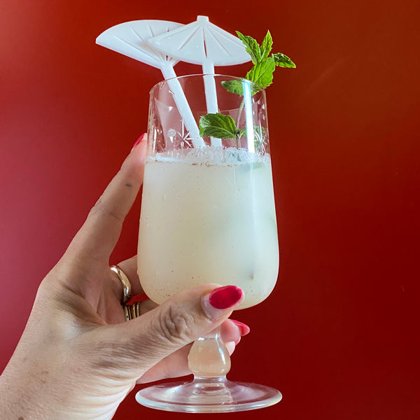 Fan and Parasol Hairsticks/ Cocktail Swizzles