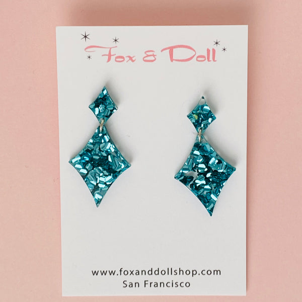 STARDUST Earrings - GLITTER COLORS