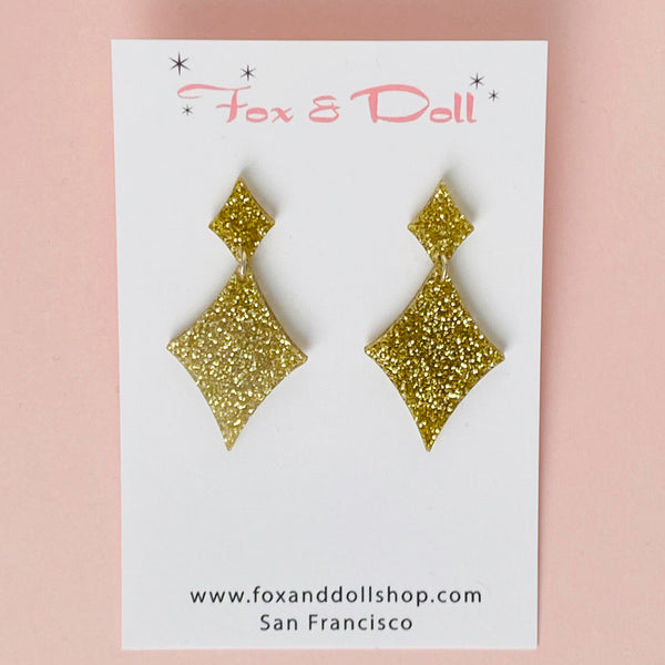 STARDUST Earrings - GLITTER COLORS