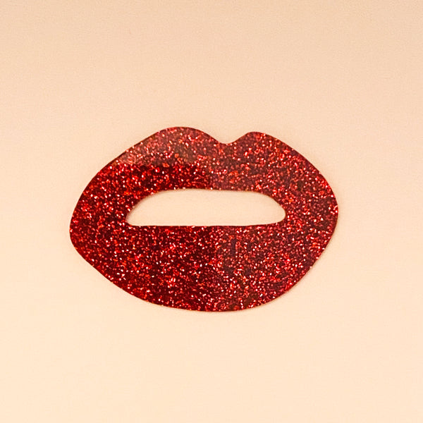 HEDWIG Glitter Lips Pin