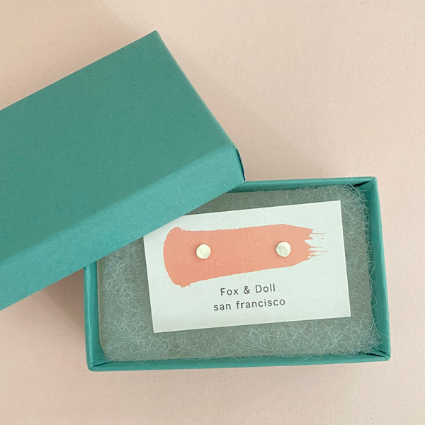 Dot Stud Earrings - 3 sizes available