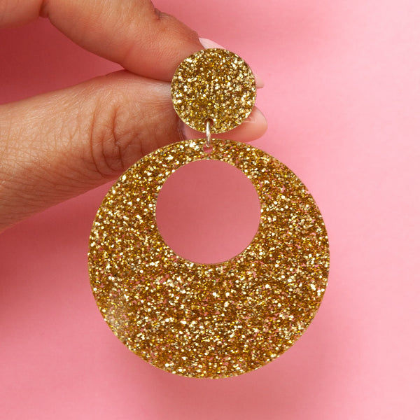 ECLIPSE Earrings - GLITTER COLORS