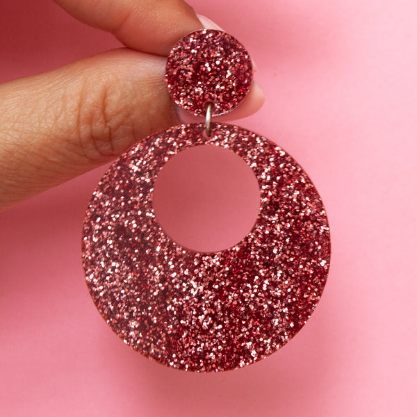 ECLIPSE Earrings - GLITTER COLORS