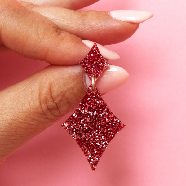 STARDUST Earrings - GLITTER COLORS