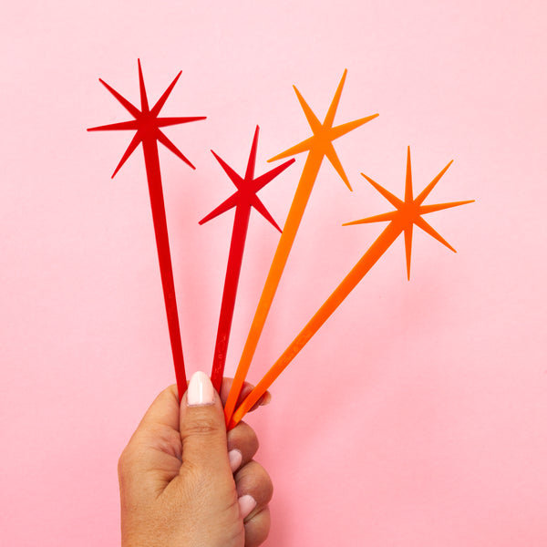 Mod Solids Starburst Hairsticks