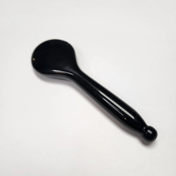 Obsidian Gua Sha Spoon