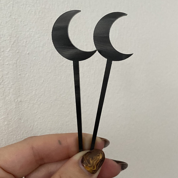 Crescent Moon Cocktail Pick Set