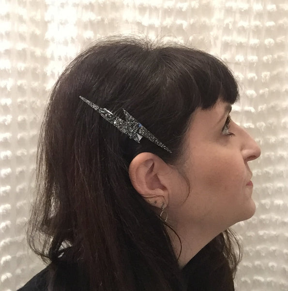 Bowie Bolt Hair Clips