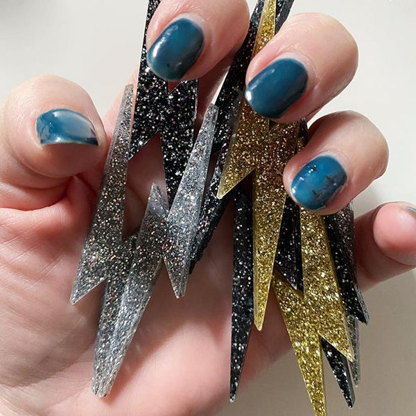 Bowie Bolt Hair Clips