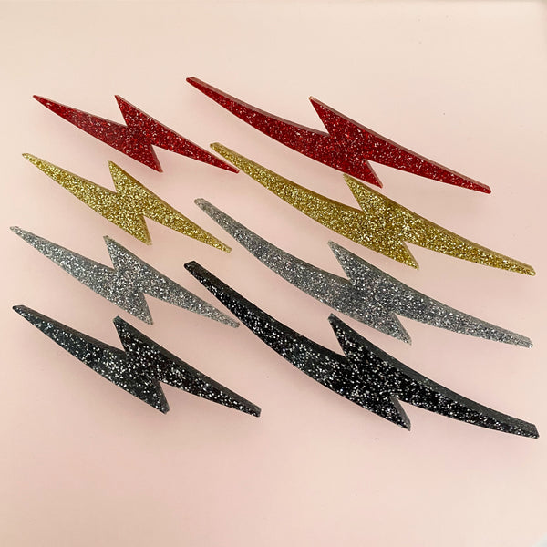 Bowie Bolt Hair Clips