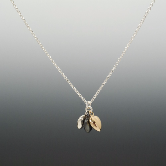 Three Tiny Hearts Necklace