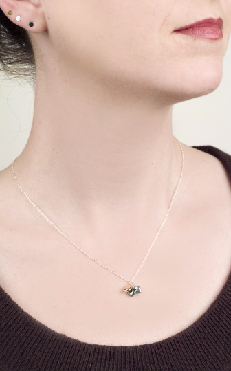 Three Tiny Hearts Necklace