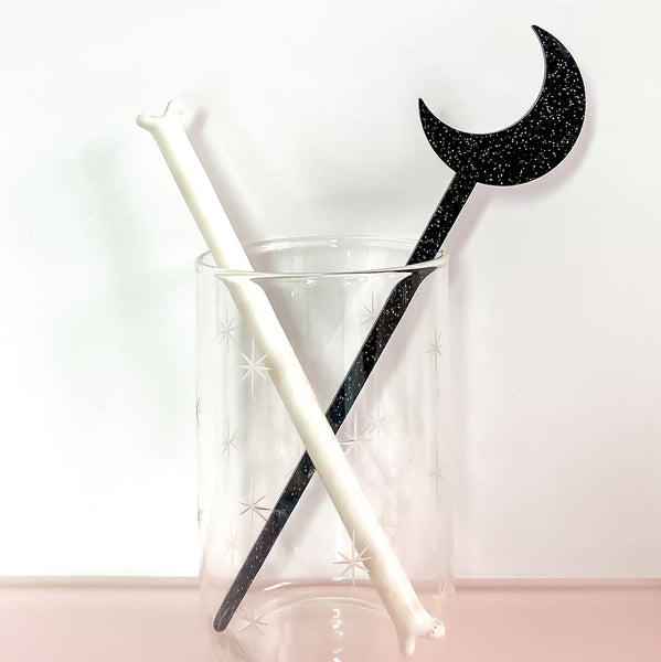 Bone Glass Straw