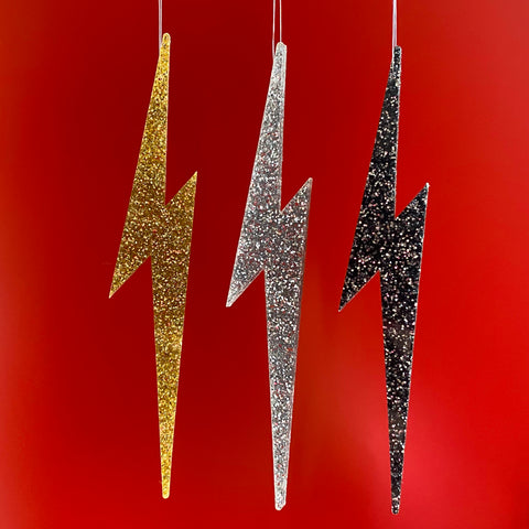 Bowie Bolt Holiday Ornament Set